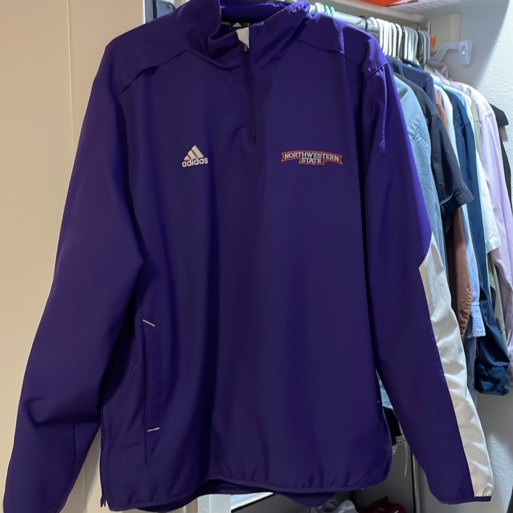 Vintage Purple Adidas Windbreaker